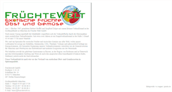 Desktop Screenshot of fruechtewelt.eu